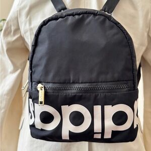 “Adidas” Black and White Mini Backpack